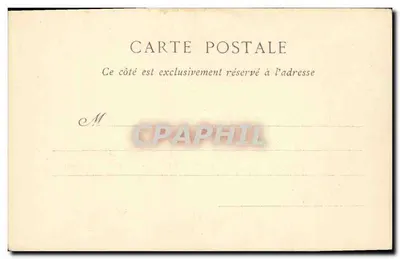 Alexandre Bérard — O poste em Trouillot — Postes-Télégraphes — Verso