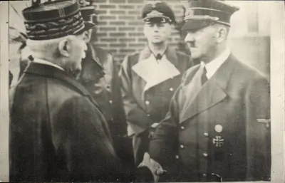 Adolf Hitler — encontro com um oficial francês — n° R391
