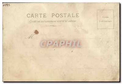 Automóvel antigo — homem e cão — n°0592 — Verso