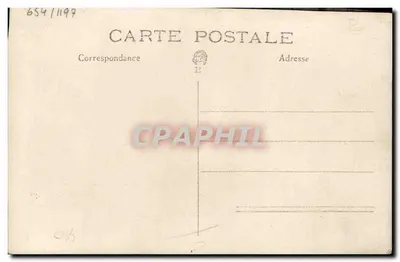Groep reizigers in een bus AUTO-CARS RICOU — Zwitserland, nr. 654/1199 — Achterkant