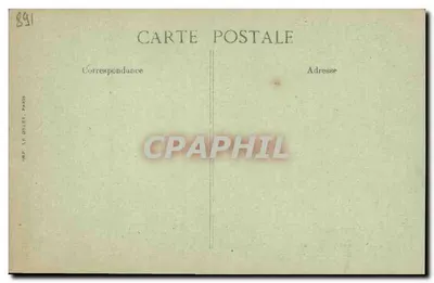 Paul Deschanel — Presidente da República em 17 de janeiro de 1920. Transmissão dos poderes em 18 de fevereiro de 1920. — Editor Léon Deliet, n° 891 — Verso