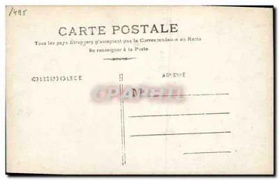 Paul Briand — retrato — H. Menny, F.C. et Cie, n° 174 — Verso