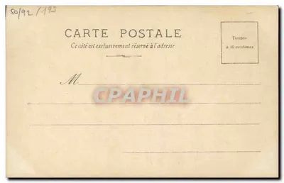 Retrato de M. Cavaignac — S.I.P. Série N°3 — Reutinger, Paris — Verso