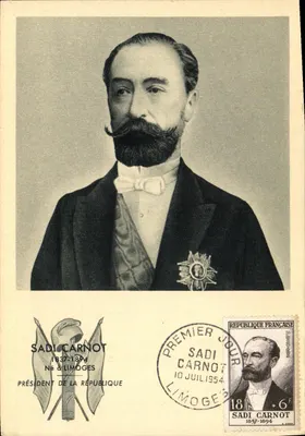 Sadi Carnot — Presidente da República — Éditions Bourgogne, Dijon