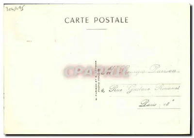 Sadi Carnot — Presidente da República 1837-1894 — G. Parison e E. Réonier, Paris — Verso