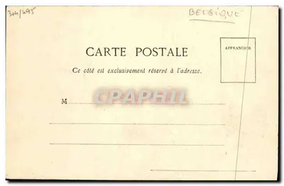 Léopold II — portret w technice punktowej — wydawca nie widoczny — Rewers