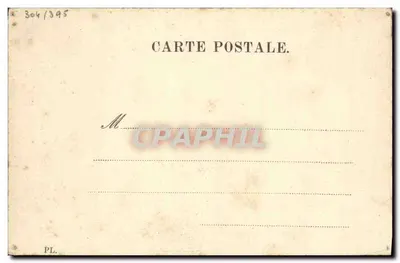 Busto de Chamberlain — caricatura comparada a um cão — editor PL, n° 304/395 — Verso