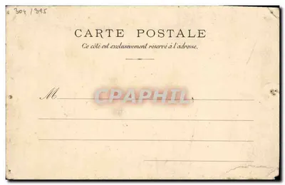 Bilhete postal antigo Fantasia Tezier Aigle — Verso