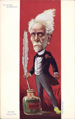 M. Henri Rochefort — caricatura — H. Reymond & Cie