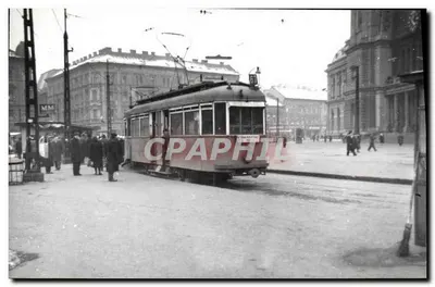 Tramway em Varsóvia — vista da rua — n°195