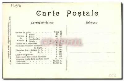 Locomotywa n° 230-653 — seria 230-621 do 230-705 — F. F. Fohautto — Rewers