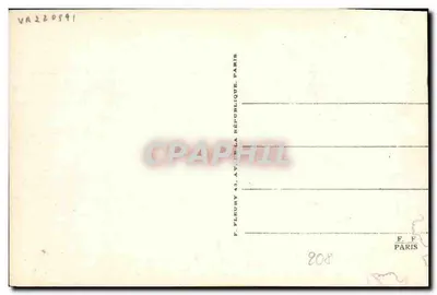 Locomotora francesa — Detalle de la distribución Renard — Editor F. F. (n° C 151) — Reverso