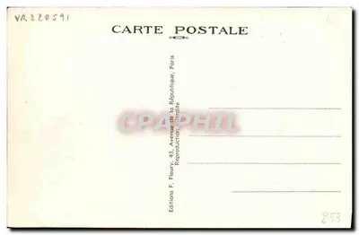 Locomotora francesa Nord - Máquina 5.106 Décapod — Editor F. Fleury, París, n° 07 — Reverso