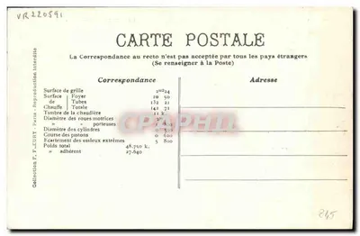 Lokomotywa nr 211 — P.L.M. — seria 111 do 400 — zbudowana 1879-82 — Rewers