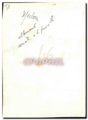 Retrato de homem com bigode — editor desconhecido, número de série não legível — Verso