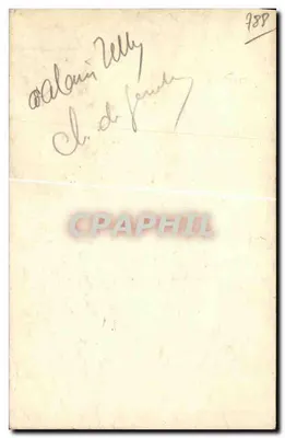 General de Gaulle — portret wojskowy — E.R. Paryż — Rewers