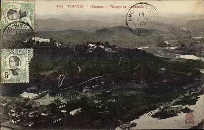 Tonquim — Nacham — Aldeia e Quartéis — Photo-Binh-Sia, n°785
