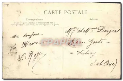 Le Havre — "La Savoie" em cale seca — editor desconhecido, n°21 — Verso