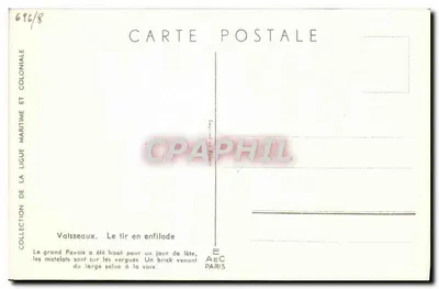 Navios — O grande Pavois erguido para um dia de festa — E.A.E.C. Paris — Verso