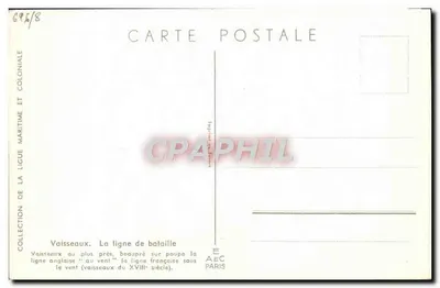 Vaisseaux au plus près — la ligne anglaise "au vent" la ligne française sous le vent (vaisseaux du XVIIIe siècle) — L. Hallner — Rewers