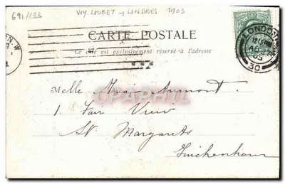 Presidente Émile Loubet — busto tallado — C. SOHET & C° PARIS — Reverso