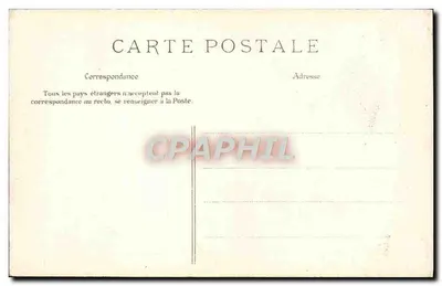 M. Fallières — Presidente da República — Cliche Pirou — Verso
