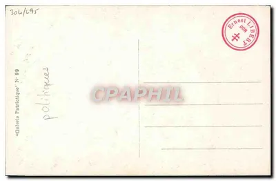 René Viviani — Presidente do Governo da Defesa Nacional — Fot. Manuel, Paris — Verso
