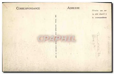 Contratorpedeiro « Bourrasque » — Marinha de Guerra — L.L. n°14 — Verso