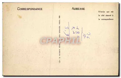 Contratorpedier van Frankrijk « Delage » — oud Duits H.147 — LL — Militaire vloot — Achterkant