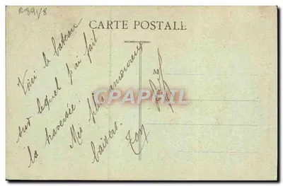 Navio-Hospital Francês Flandre — Campanha do Oriente 1914-1919 — Imp. Grimaud Fils et Cie, 54 Rue Mazenod Marseille — Verso