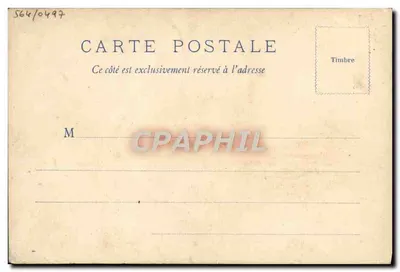 Garde-Côtes Cuirassé — Amiral de Richemont, Bouvines, Jemmapes, Valmy — Imprimé sur la carte par Walterwald frères, Bordeaux, N° 6 — Reverso