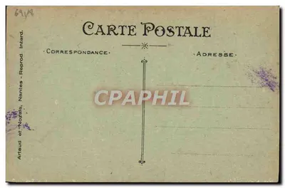 La Marine Française — caricature de soldats — Artaud et Nozais, Nantes — Verso