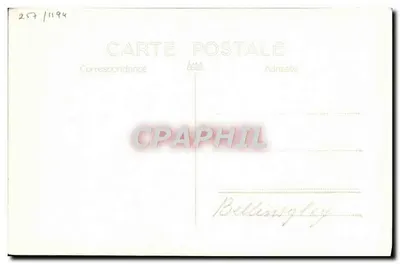 U.S.S. Bellingsley — destroyer — Marius BAR Fot. Toulon, Reprod. Interd. — Verso