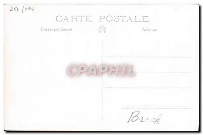 Detalhe de um cruzador de guerra — Toulon — Marius BAR Fot. Toulon — Verso