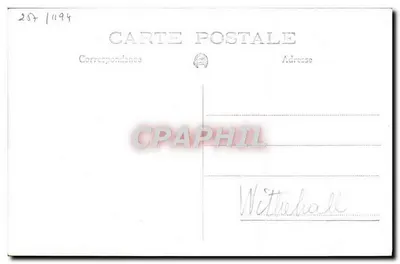 H.M.S. Witthehall — D94 — Marius BAR phot. Toulon — Verso