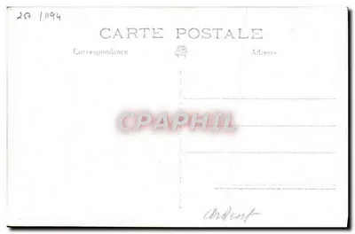 H.M.S. ARDENT — Détail du navire H41 — Marius BAR, Toulon — Verso
