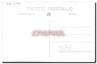 H.M.S. Witch — D89 — Marius BAR Fot. Toulon — Verso
