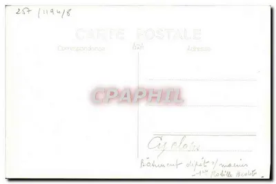 H.M.S. Cyclops — navio britânico em Toulon — Marius BAR Fot. Toulon, Reprod. Interd. — Verso