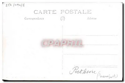 H.M.S. PERTSHIRE — navire de guerre — Marius BAR phot. Toulon, Reprod. INTERD. — Verso
