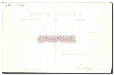 H.M.S. MALAYA — cruzador de batalha — Marius BAR Fot. Toulon, Reprod. Interd. — Verso