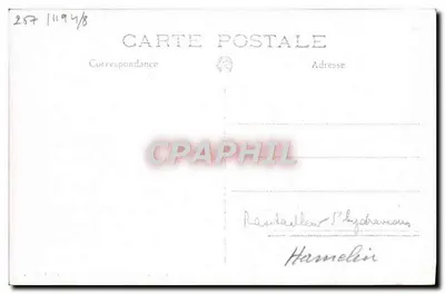 Abastecimento de hidroaviões HAMELIN — Marius BAR fot. Toulon — Reprod. Interd. — Verso
