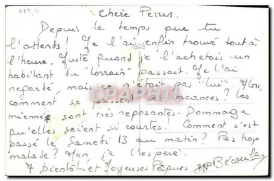 Escorteur rápido Le Lorraïn — F768 — Marius Bar Phot. Toulon — Verso