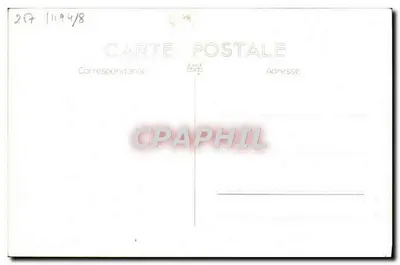 Aviso "Engageante" — navio militar francês — Marius BAR fot. Toulon — Verso