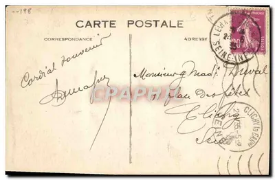 Le Havre — O transatlântico "Normandie" da Cie G. Transatlantique — C. M. Le Havre, n°640 — Verso
