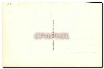 Cruzador Colbert — 18 — editor C.A.P. Strasbourg — Verso
