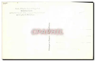 Het transatlantisch schip « NORMANDIE » — Serie R-57 — Foto HAMON — Achterkant