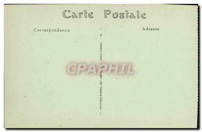 Galeryjka prowadząca do wielkiego salonu Louisa XIV — parowóz «France» — Compagnie Générale Transatlantique — Rewers