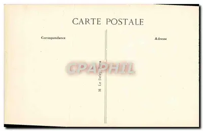 Le Havre — Wnętrze statku "FRANCE" — Jadalnia pierwszych klas — Rewers