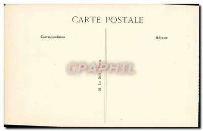 Le Havre — Wnętrze statku "France" — La Bibliothèque — Rewers