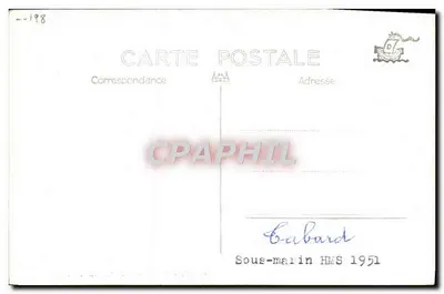 Sottomarino HMS — Tolone — Marius Bar Fot. — Verso